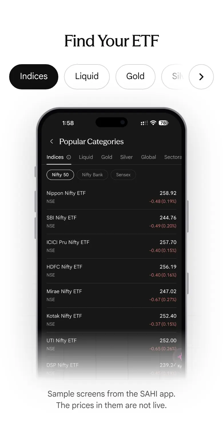 Our copy: Category chips run off the edge with no sign that more follow