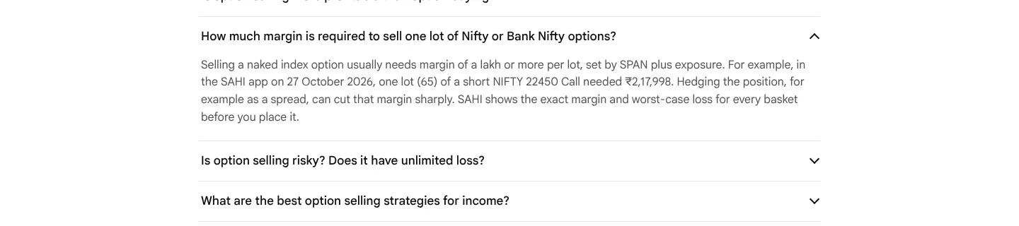 Our copy: The margin answer gives no real example