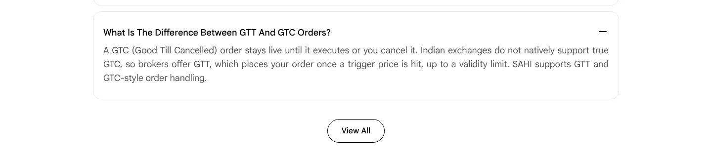 sahi.com: GTT and GTC: the page contradicts itself