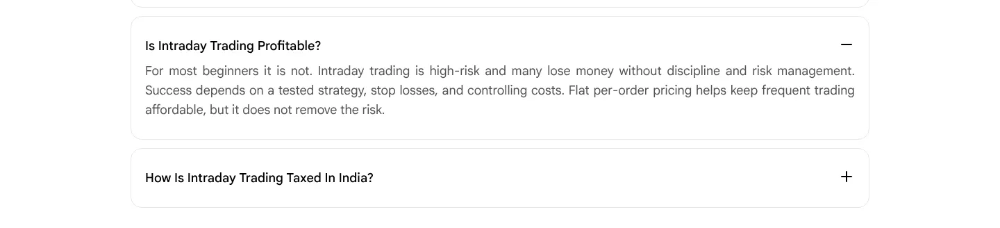 sahi.com: "Is intraday trading profitable?" gives no evidence
